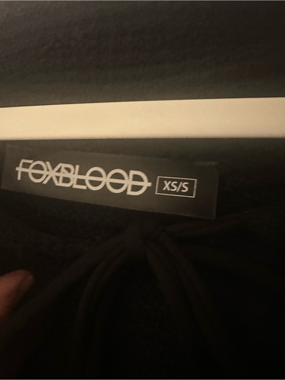 Foxblood Black Knit Cape - Picture 7 of 7